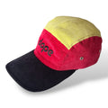 Gorra 5 panel roja/verde