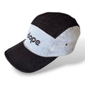 Gorra 5 panel negra/azul